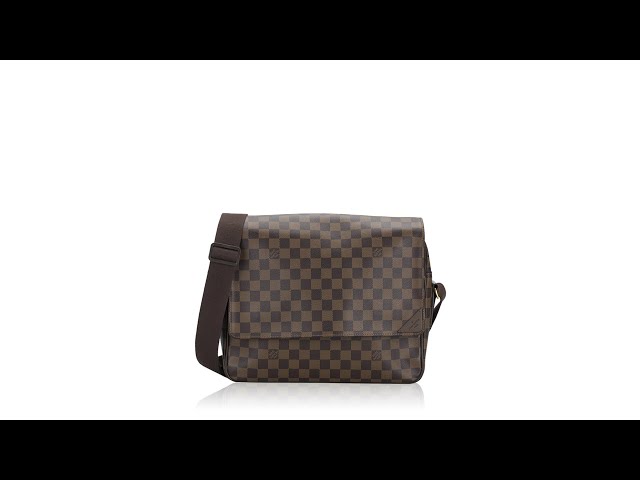 LOUIS VUITTON Bosphore Pochette Damier Graphite Messenger Bag Black