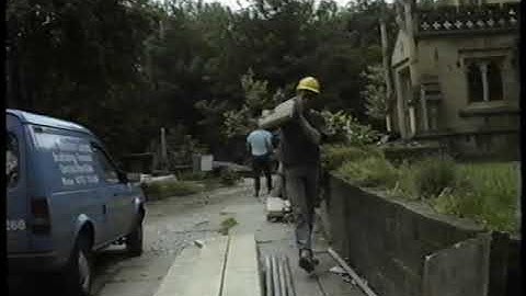 Scaffolding and Roof After Fire - St Peter