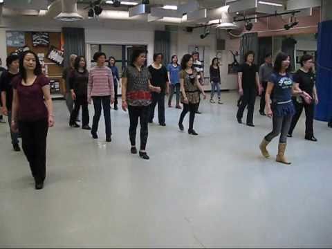 Man Chang Fei line dance (walk through & dance)