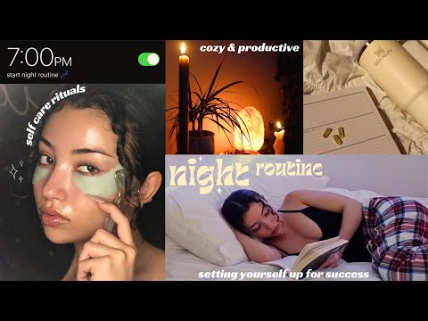 THE NIGHT ROUTINE THAT CHANGED MY LIFE | easy tips to form healthy habits for happiness & success