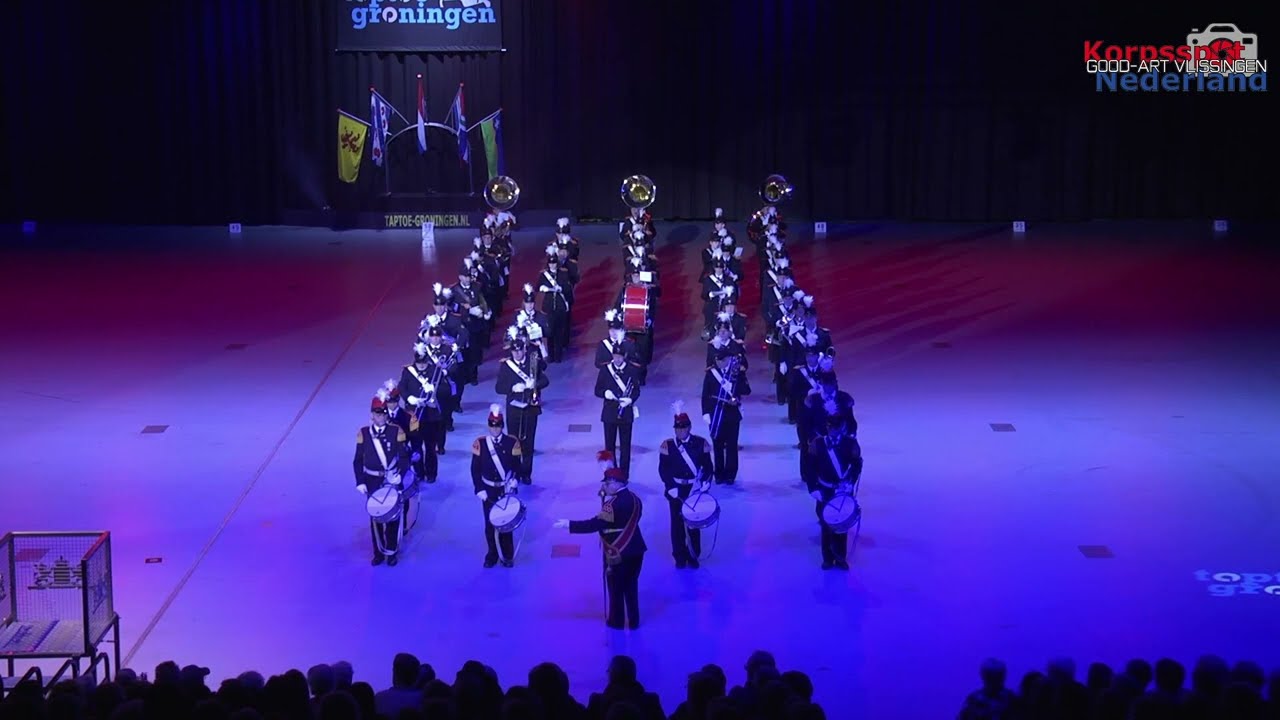Gruno's Postharmonie tijdens Taptoe Groningen 2022