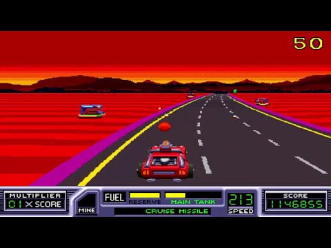 RoadBlasters Arcade Gameplay Atari 1987