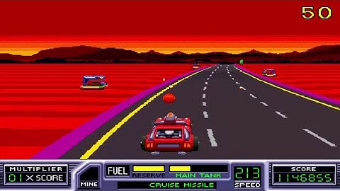 RoadBlasters Arcade Gameplay Atari 1987
