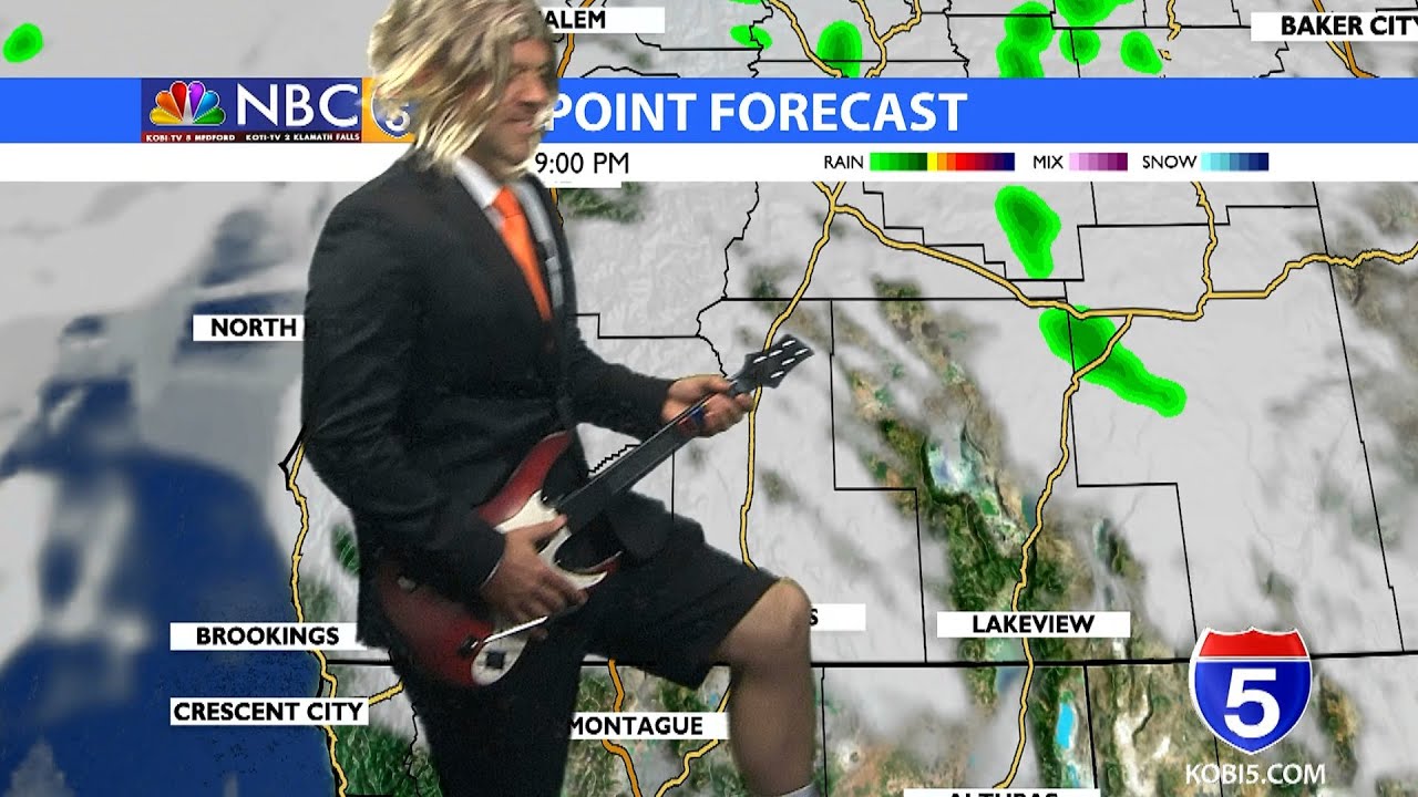 Happy Halloween! Full weather as Angus Young: AC/DC style on Halloween 2021 at KOBI5!