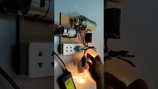 Electric Generator #220volt #experiment #freeenergy #electricgenerator #shorts