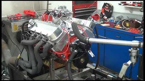 BBC 700HP 540 ENGINE DYNO RUN FOR PEGGY WOODS BY WHITE PERFORMANCE AND MACHINE