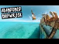 JUMPING FROM ABANDONED SHIPWRECK IN THE MIDDLE OF THE OCEAN | LA FAMILLE EXPRESS SHIPWRECK