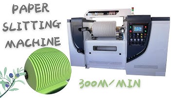 paper straw slitting machine 300m/min;paper cutting manufacturing process