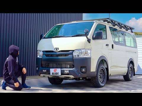 [$28,000] I purchased TOYOTA HIACE 4WD diesel cold region model off-road style.