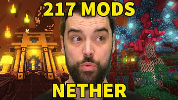 What does the Nether look like with 217 mods?