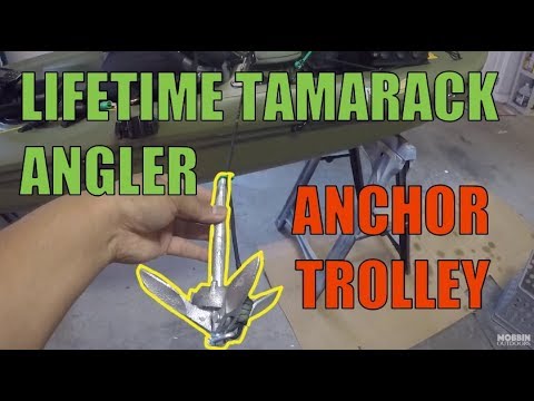 lifetime tamarack angler - retractable anchor trolley