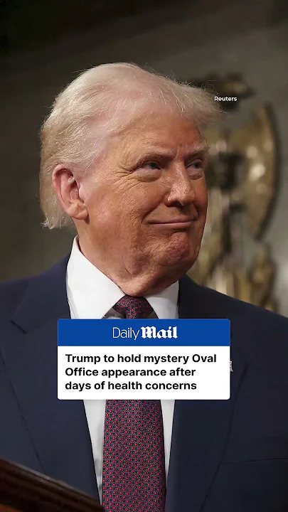 Trump announces mystery Oval Office statement after days of health fears