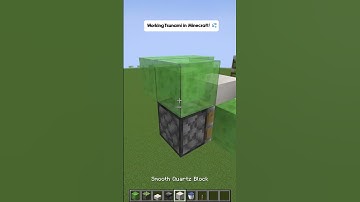 How to make Tsunami in Minecraft! #shorts #minecraft