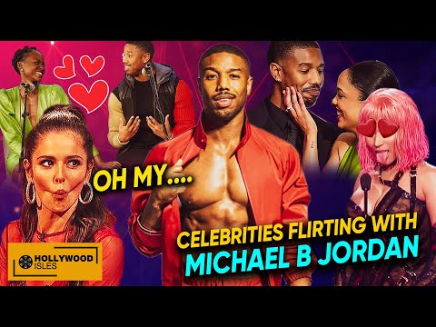 Female Celebrities Flirting and Drooling Over Michael B Jordan