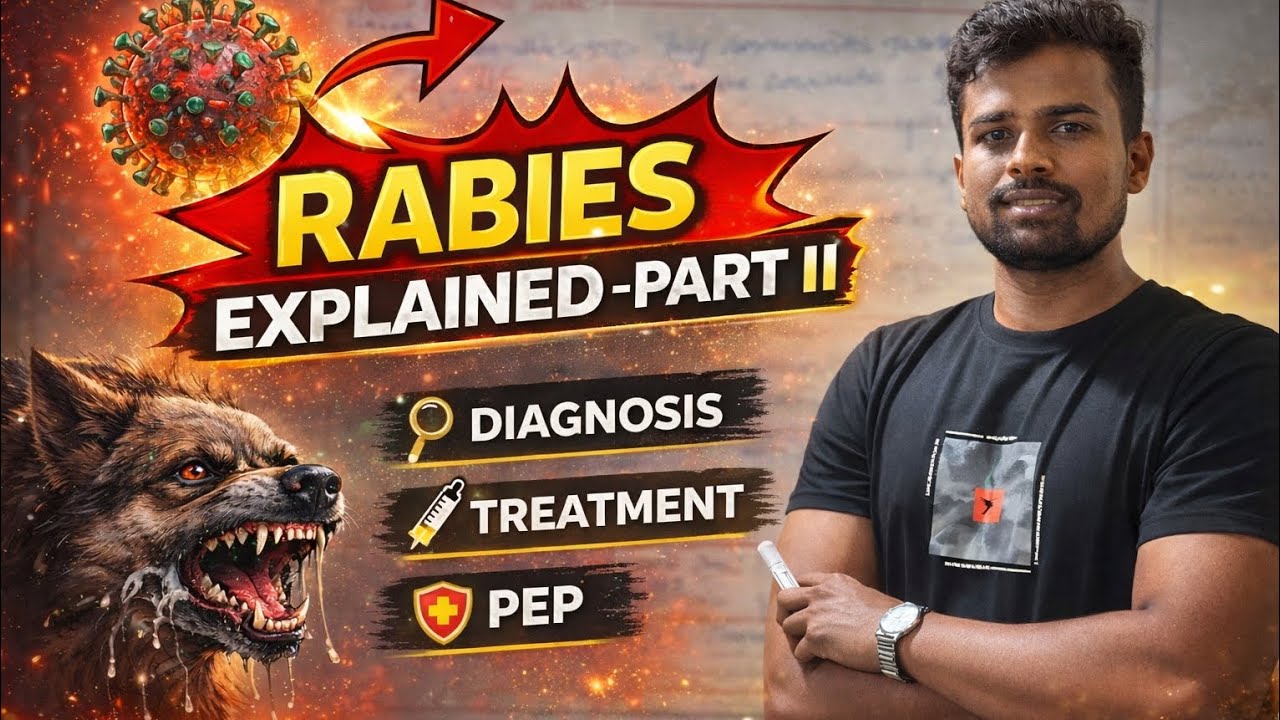 Rabies Disease in Detail Part ll in Hindi...Day 21/30
