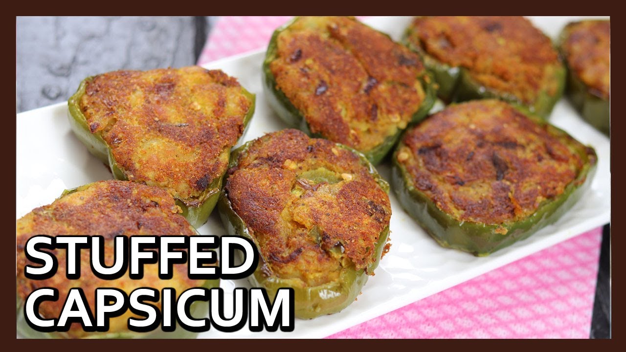 Stuffed Capsicum | Bharwa Shimla Mirch Recipe | भरवां शिमला मिर्च बनाने की विधि | Healthy Kadai