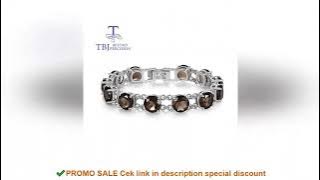 Mysterious and elegant natural smoky quartz gem Bracelet S925 silver light luxury fine jewelry women