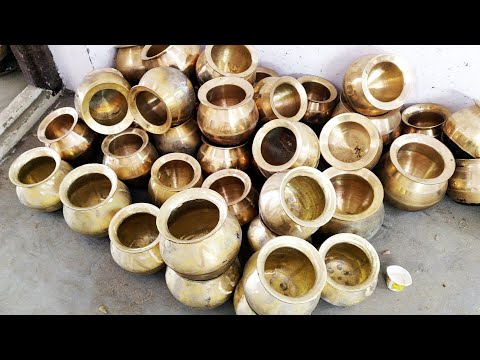 Brass Vessels Making | Brass Utensils Making | Brass Items Making Skills | Metal Casting