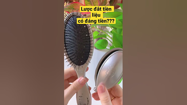 Lược chải tóc wet brush review