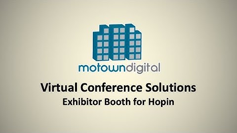 Exhibitor Quick View - Hopin