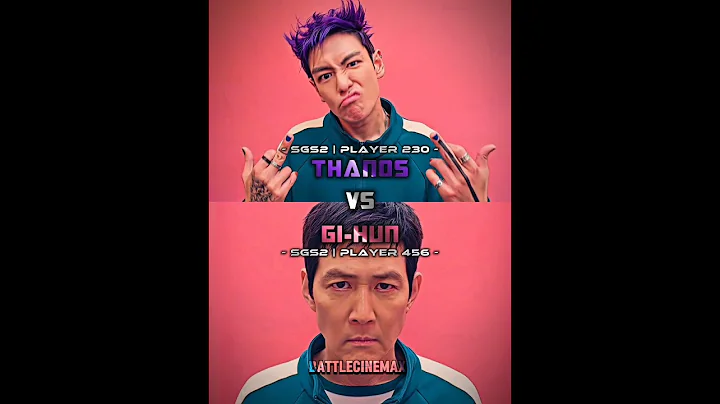 Gi-hun (456) vs Thanos (230) | Squid Game Season 2 #battle #edit