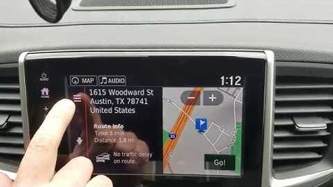 Saving custom addresses in your new Honda with navigation