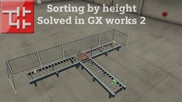 Factory IO Sorting by Height | GX works 2 | Mitsubishi PLC