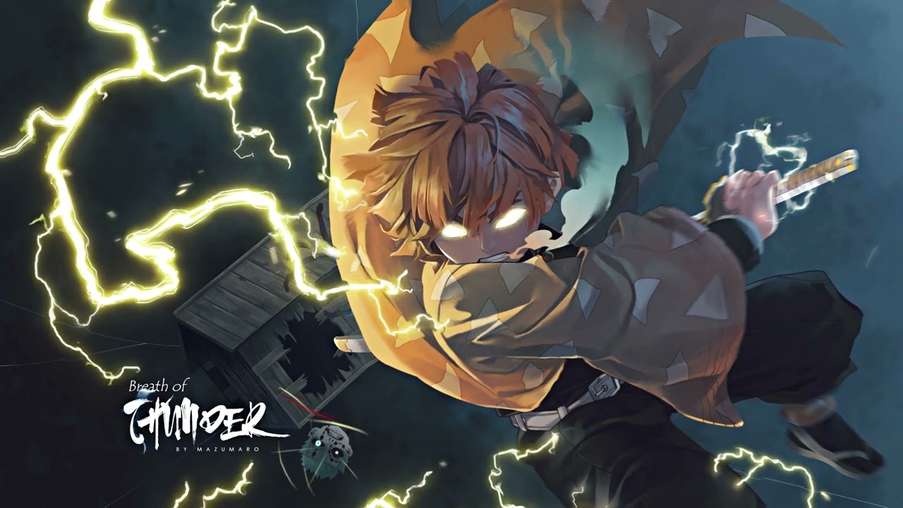 Wallpaper 4k live: Thunder Breathing Zenitsu Kimetsu No Yaiba Live Wallpaper