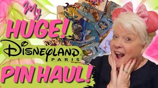 UNBOXING!! My HUGE! Disneyland Paris Pin HAUL! Absolutely GORGEOUS PINS!