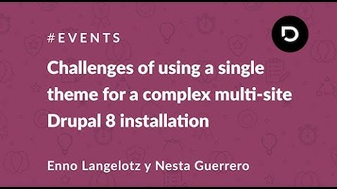 Using a single theme for a complex multi-site Drupal 8 installation