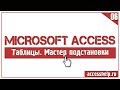 КАК и ЗАЧЕМ использовать мастер подстановок в Microsoft Access