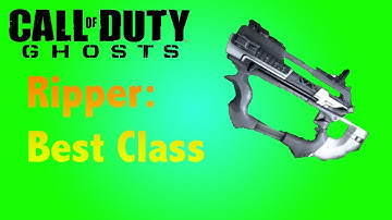 Call of Duty Ghosts: Best class setup - The Ripper aka The Ripper!