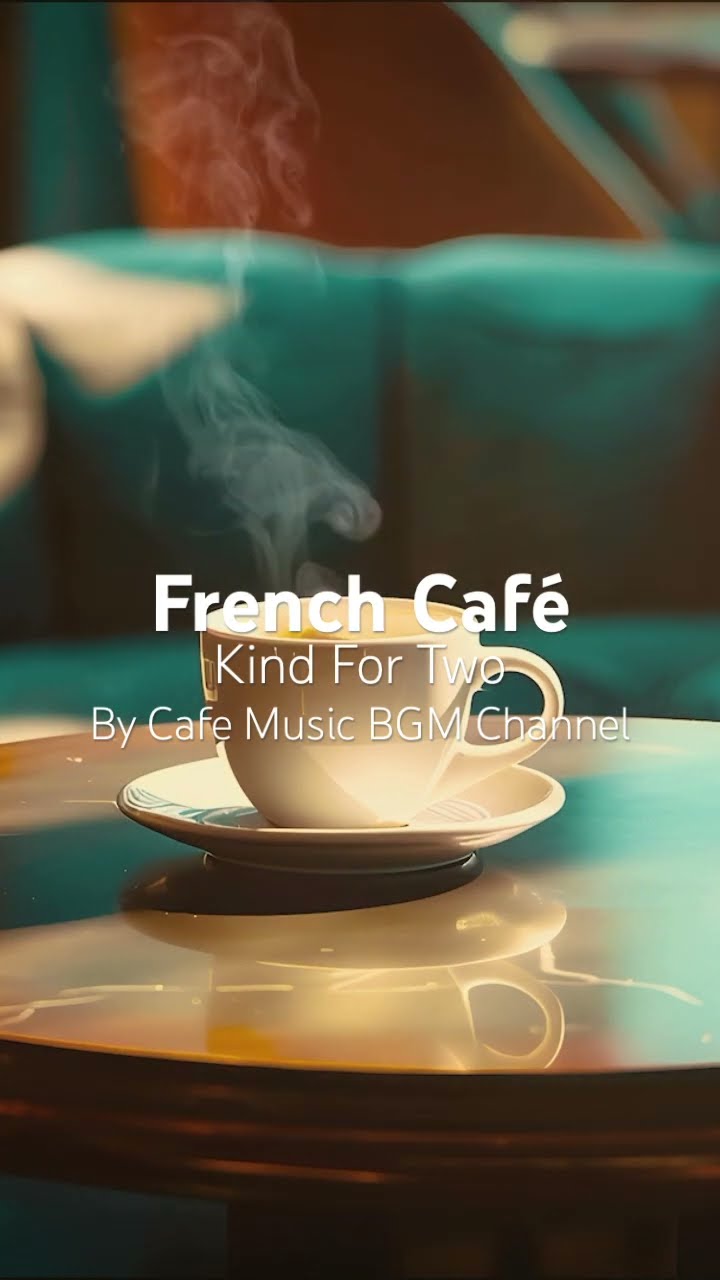 Savoring Moments in a #FrenchCafé: The Warm Glow of #Coffee and the Timeless Charm of #AccordionJazz