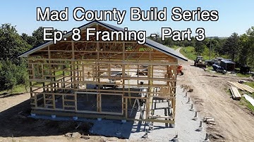 Framing in Windows | Post Frame Home Build Ep9.3 Part 3/3