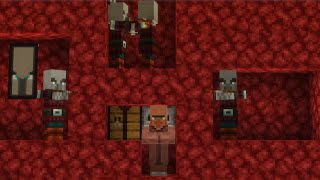 Minecraft Manhunt but 1 Villager vs 4 Hunters FINALE REMATCH