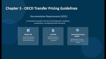 OECD Transfer Pricing Guidelines 2022  - Chapter 5  - Documentation and Reporting