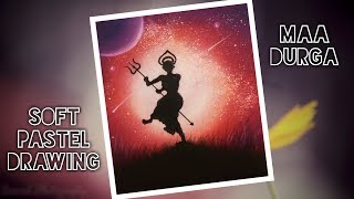 Maa Durga Drawing Tutorial with Soft Pastel | Samsul Alam screenshot 5