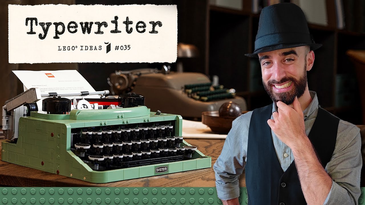 TYPEWRITER* Nuova uscita LEGO 2021  LEGO IDEAS Macchina da Scrivere -  Typewriter 