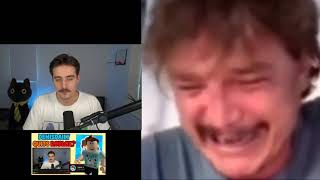 Pedro Pascal Crying At Denis Qutting Roblox