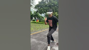 Playing Squid Game Jump Rope Challenge in Mixed Reality