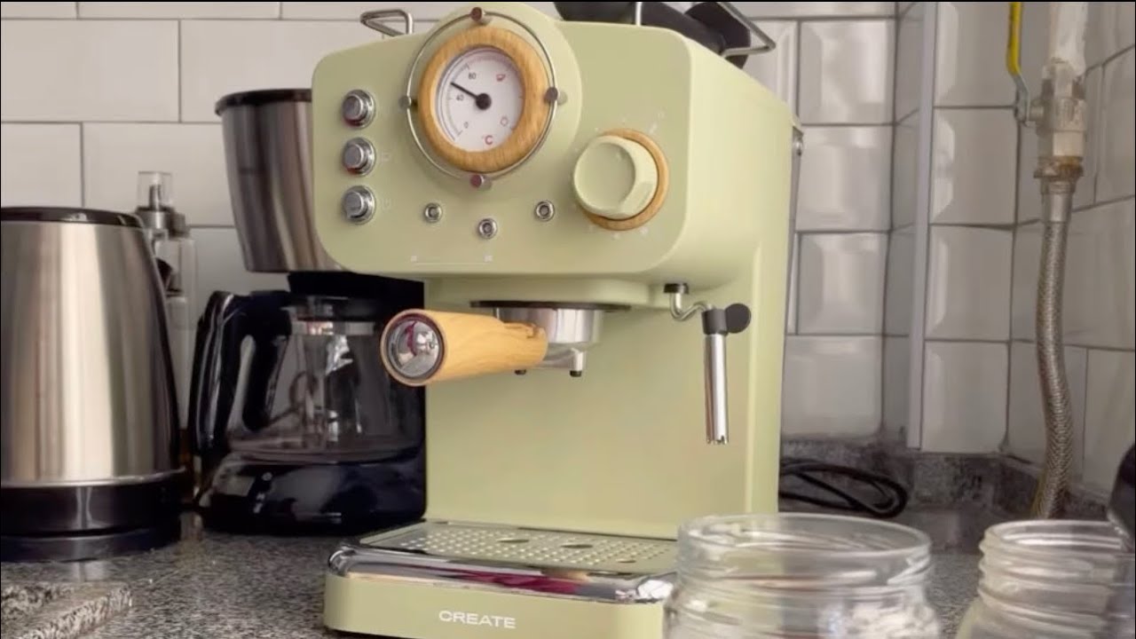 CREATE / THERA MATT PRO/Machine à espresso semi-automatique vert