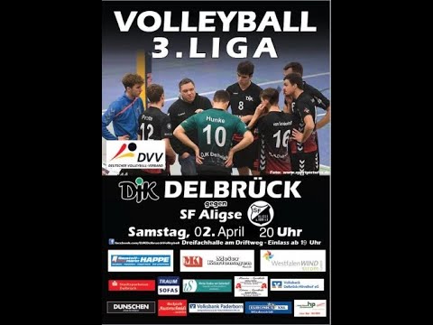 Volleyball 3. Liga West: DJK Delbrück - SF Aligse