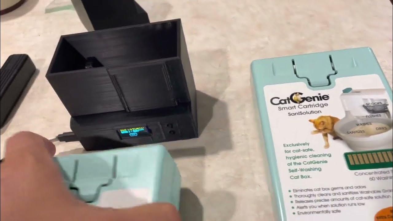CatGenie CG60 Green Smart Cartridge Hack MOD Reset to Refill YouTube