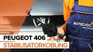 Hvordan bytte Foran stabilisatorstag på PEUGEOT 406 BRUKSANVISNING | AUTODOC