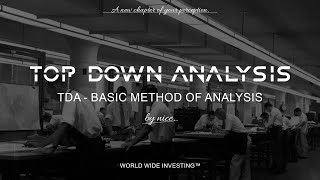 Базовый метод анализа TDA - Top Down Analysis. От HTF к LTF.