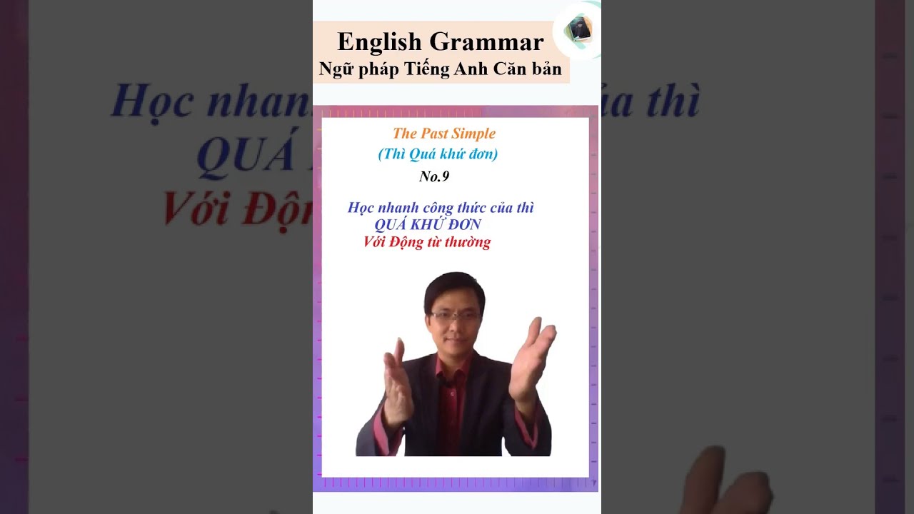 How to make the Past Simple with Verbs - Công thức... - youtube