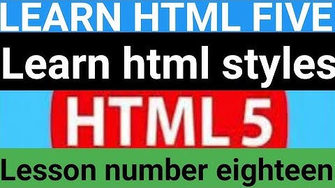 Learn HTML ll Lesson Number Eigteen ll Oxford Academy