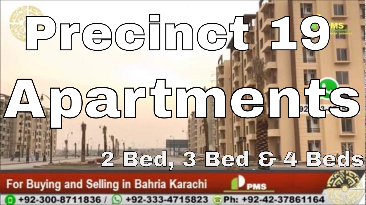 Bahria Karachi 2 Bed ,3 Bed & 4 Bed Apartments in Precinct