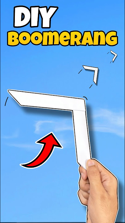 How to Make Amazing Paper Boomerang 🪃🤩 | Best Returning Paper Toy #shorts