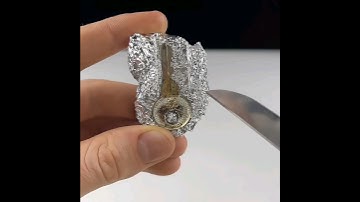 Make Your own Key with Aluminium Foil🗝! #shorts #ytshorts #lifehacks #experiment #video